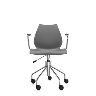 Kartell Maui swivel armchair Kartell Anthracite 1M - Buy now on ShopDecor - Discover the best products by KARTELL design