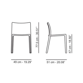 Magis Air-Chair stacking chair - Buy now on ShopDecor - Discover the best products by MAGIS design