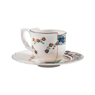 Seletti Hybrid porcelain coffee cup Tamara with saucer - Buy now on ShopDecor - Discover the best products by SELETTI design