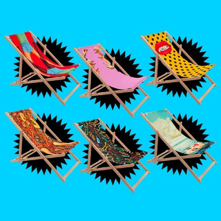 Seletti Toiletpaper Deck Chair Shit - Buy now on ShopDecor - Discover the best products by TOILETPAPER HOME design