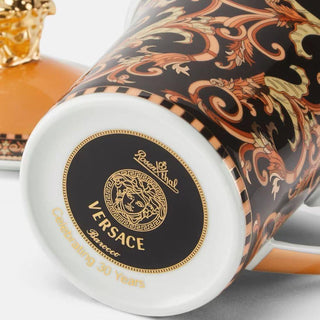 Versace meets Rosenthal 30 Years Mug Collection Barocco mug with lid - Buy now on ShopDecor - Discover the best products by VERSACE HOME design