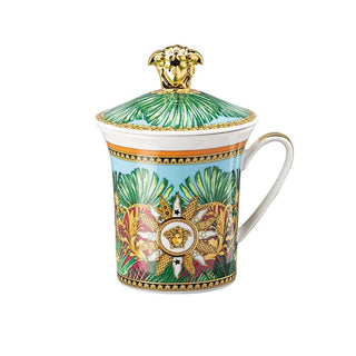 Versace meets Rosenthal 30 Years Mug Collection Jungle Animalier mug with lid - Buy now on ShopDecor - Discover the best products by VERSACE HOME design