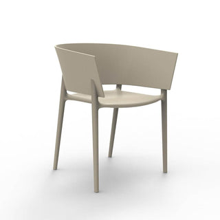 Vondom Africa small armchair by Eugeni Quitllet Vondom Ecru - Buy now on ShopDecor - Discover the best products by VONDOM design
