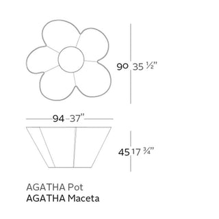 Vondom Agatha vase polyethylene by Agatha Ruiz De La Prada - Buy now on ShopDecor - Discover the best products by VONDOM design